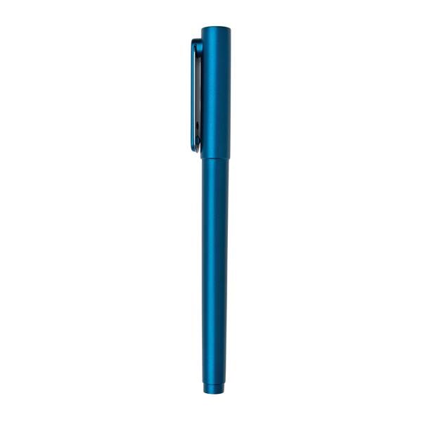 Obrázky: Modré plastové pero X6 s vrškom, Obrázok 3