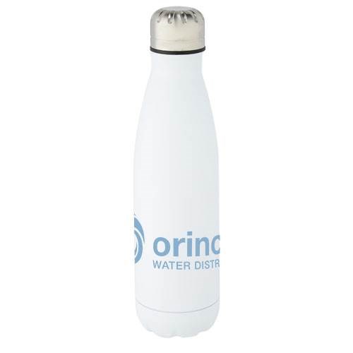 Obrázky: Nerezová termoska 500 ml, vák. izolácia biela, Obrázok 8