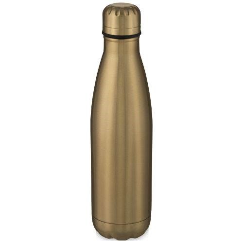 Obrázky: Nerezová termofľaša 500 ml, vák. izolácia zlatá