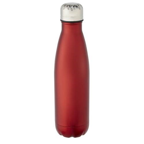 Obrázky: Nerezová termofľaša 500 ml, vák. izolácia červená