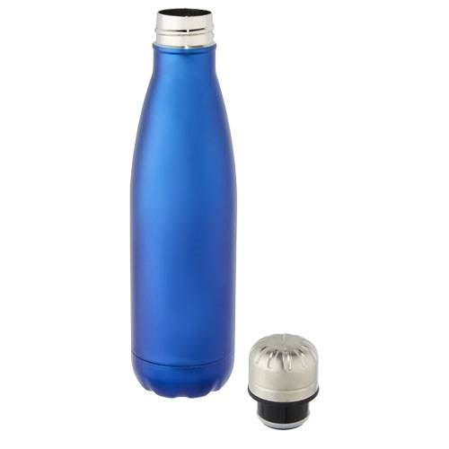 Obrázky: Nerezová termofľaša 500 ml, vák. izolácia modrá, Obrázok 2