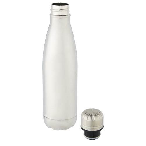 Obrázky: Nerezová termofľaša 500 ml,vák.izolácia strieborná, Obrázok 2
