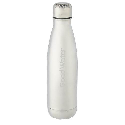 Obrázky: Nerezová termofľaša 500 ml,vák.izolácia strieborná, Obrázok 3
