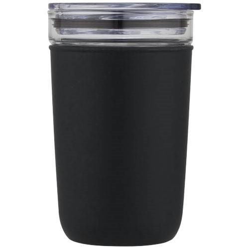 Obrázky: Sklenený hrnček 420 ml, plastový obal čierny, Obrázok 8