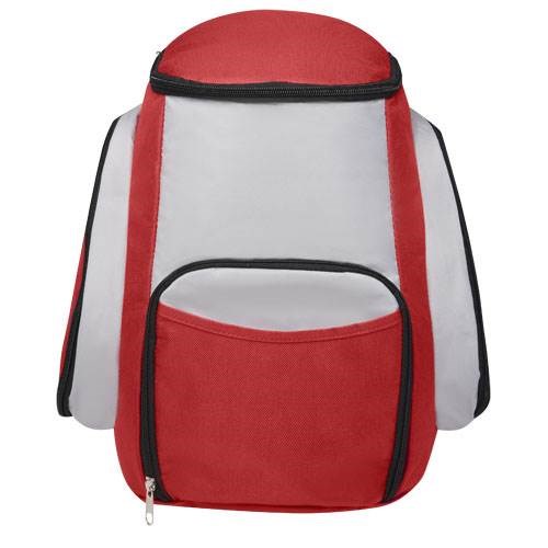 Obrázky: Červená termotaška/ ruksak 20L z 600D polyesteru, Obrázok 3