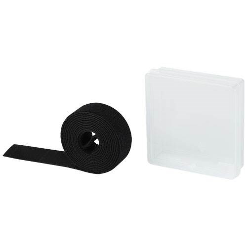 Obrázky: Čierne sťahovacie pásky na káble z nylónu