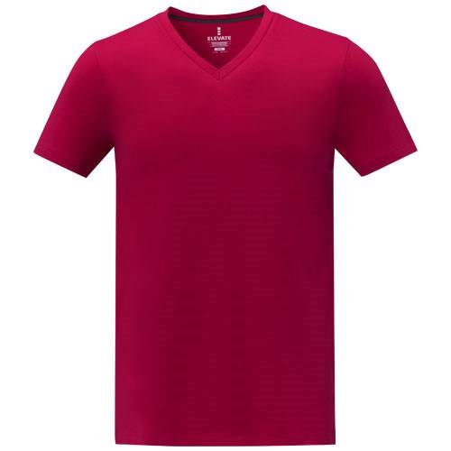 Obrázky: Pánske tričko Somoto ELEVATE do V červené XS, Obrázok 4