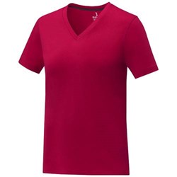 Obrázky: Dámske tričko Somoto ELEVATE do V červené XL