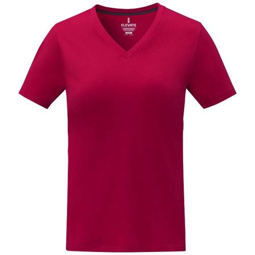 Obrázky: Dámske tričko Somoto ELEVATE do V červené XL, Obrázok 4