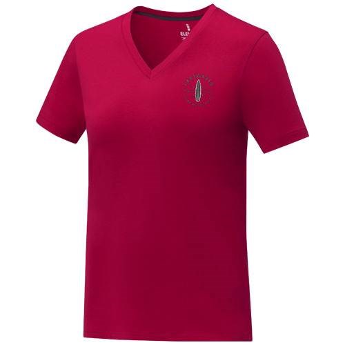 Obrázky: Dámske tričko Somoto ELEVATE do V červené XL, Obrázok 5