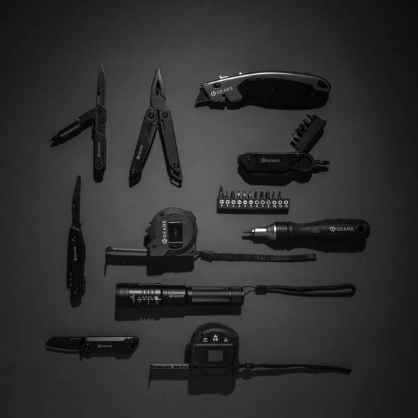 Obrázky: Vysoko odolný nôž Gear X, čierny, Obrázok 10