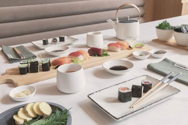 Obrázky: Kompletná sada na sushi 8ks Ukiyo, hnedá, Obrázok 5