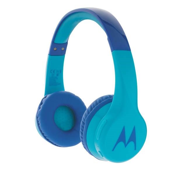 Obrázky: Detské bezdrôtové slúchadlá Motorola JR301, modré, Obrázok 1
