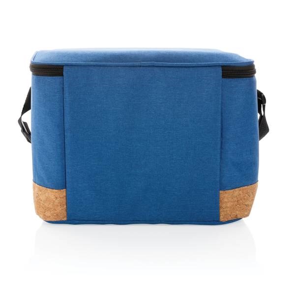 Obrázky: Chladiaca taška XL s korkovým detailom, modrá, Obrázok 4