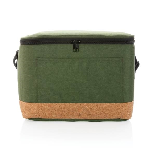 Obrázky: Chladiaca taška XL s korkovým detailom, Zelená, Obrázok 2