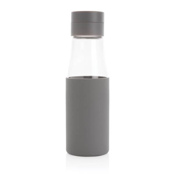 Obrázky: Sklenená fľaša Ukiyo sledujúca pitný režim, šedá, Obrázok 3