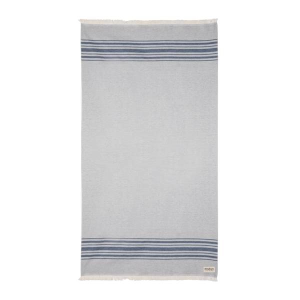Obrázky: Hammam osuška 100 x 180cm Ukiyo Yumiko, modrá, Obrázok 2