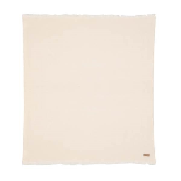 Obrázky: Biela tkaná deka Ukiyo 130x150cm, Polylana® AWARE, Obrázok 2