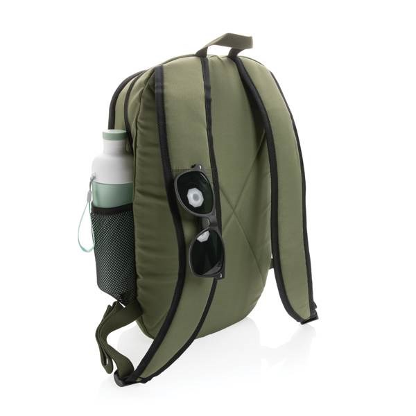 Obrázky: Základný ruksak Impact z 300D RPET AWARE, zelený, Obrázok 6