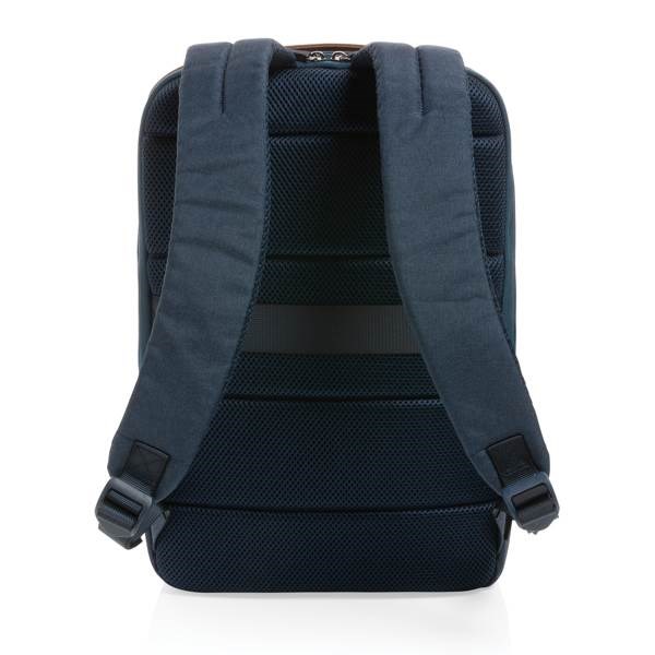 Obrázky: Modrý ruksak notebook Impact z 300D RPET AWARE, Obrázok 4