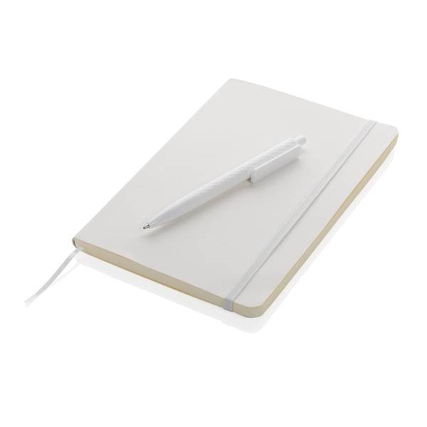 Obrázky: Biely zápisník s perom s antimikrobiálnou ochranou, Obrázok 2