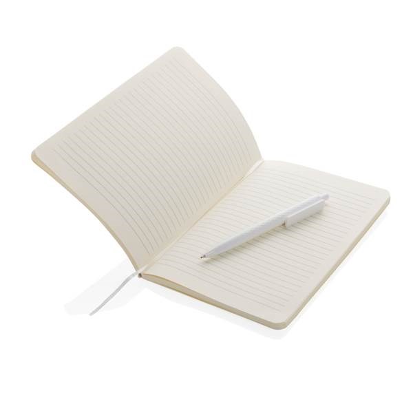 Obrázky: Biely zápisník s perom s antimikrobiálnou ochranou, Obrázok 3