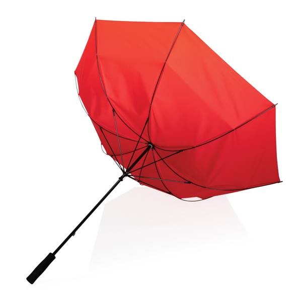 Obrázky: Červený voči vetru odolný dáždnik Impact, Obrázok 3