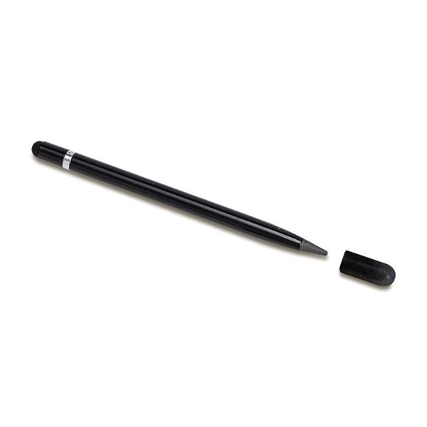Obrázky: Dlhoveká ceruzka bez tuhy, guma a stylus,čierna, Obrázok 2