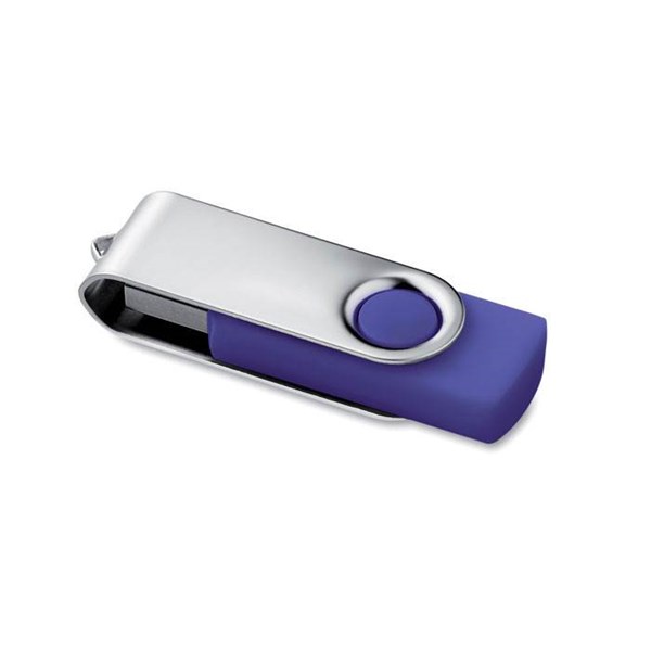 Obrázky: Strieborno-fialový USB flash disk 8GB