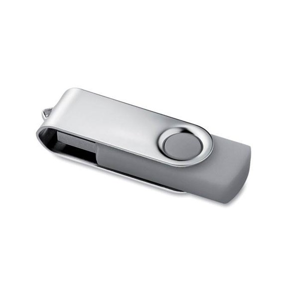 Obrázky: Strieborno-šedý USB flash disk 16GB, Obrázok 1