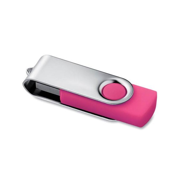 Obrázky: Strieborno-ružový USB flash disk 16GB