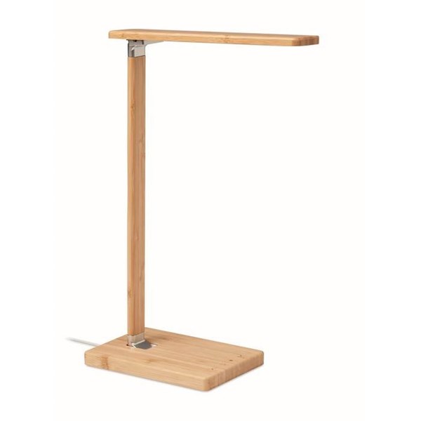 Obrázky: Bambusová stolová lampička s 10W nabíjačkou, Obrázok 1