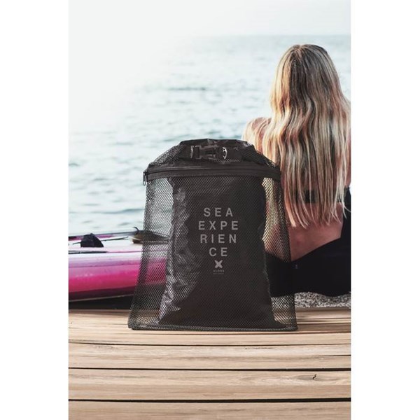 Obrázky: Čierne vodotesná taška s popruhom, 6L, Obrázok 3