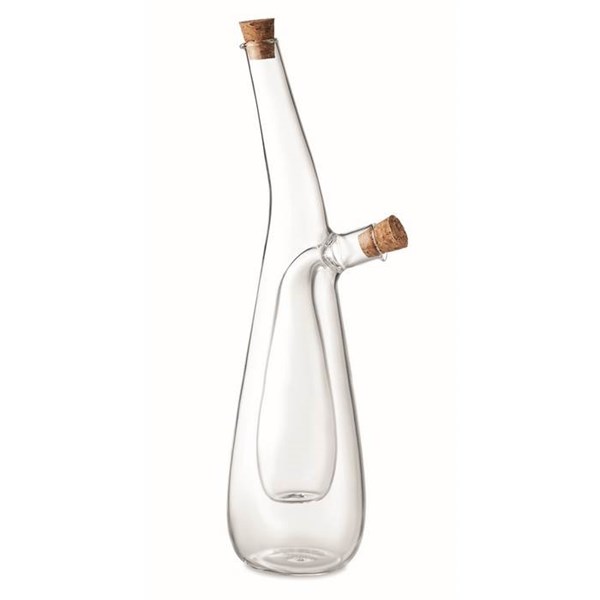 Obrázky: Sklenená fľaša na olej a ocet, transparentná, Obrázok 1