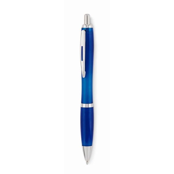 Obrázky: Modré plastové guličkové pero z RPET, Obrázok 1