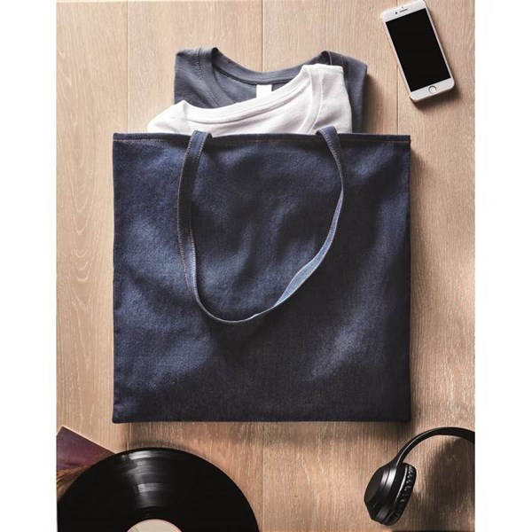 Obrázky: Modrá taška z recykl. Džínsoviny, dlhé uši, Obrázok 2