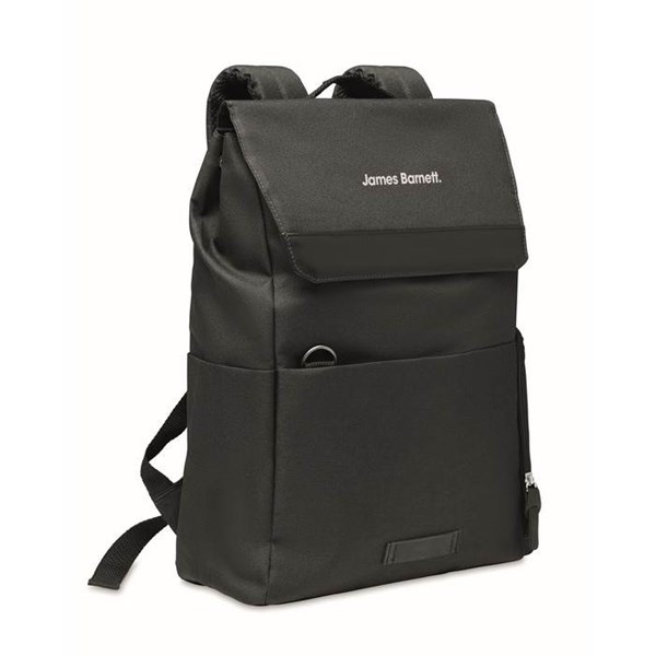 Obrázky: Čierny polstrovaný ruksak na notebook 15
