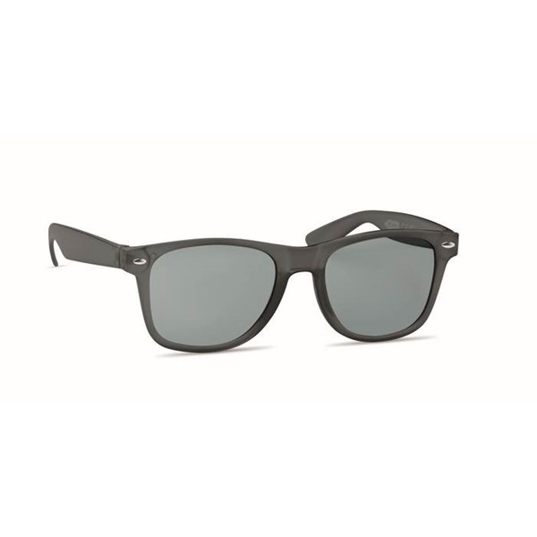 Obrázky: Transparentné šedé slnečné okuliare s RPET obrubou, Obrázok 1