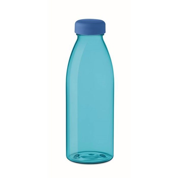 Obrázky: Transparentná tyrkysová RPET fľaša 500 ml, Obrázok 1