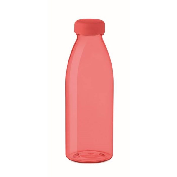 Obrázky: Transparentná červená RPET fľaša 500 ml, Obrázok 1