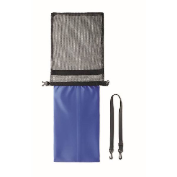 Obrázky: Modrá vodotesná taška s popruhom, 6L, Obrázok 6
