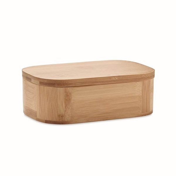 Obrázky: Bambusová krabička na jedlo 650 ml, hnedá, Obrázok 8