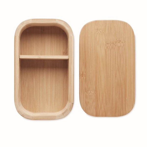 Obrázky: Bambusová krabička na jedlo 1l, hnedá, Obrázok 8