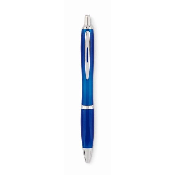 Obrázky: Modré plastové guličkové pero z RPET, Obrázok 2