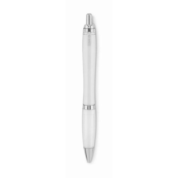Obrázky: Biele plastové guličkové pero z RPET, Obrázok 4