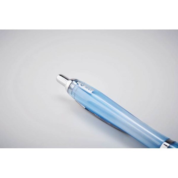 Obrázky: Svetlomodré plastové guličkové pero z RPET, Obrázok 5