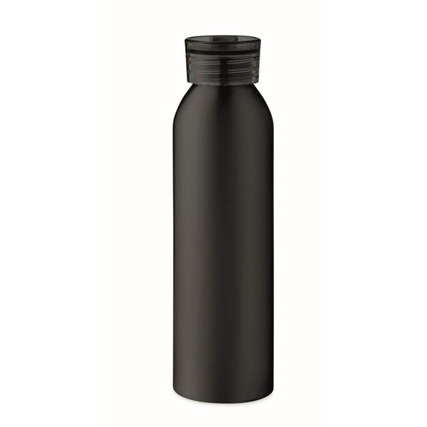Obrázky: Čierne hliníková fľaša 600ml so silikón. pútkom, Obrázok 6