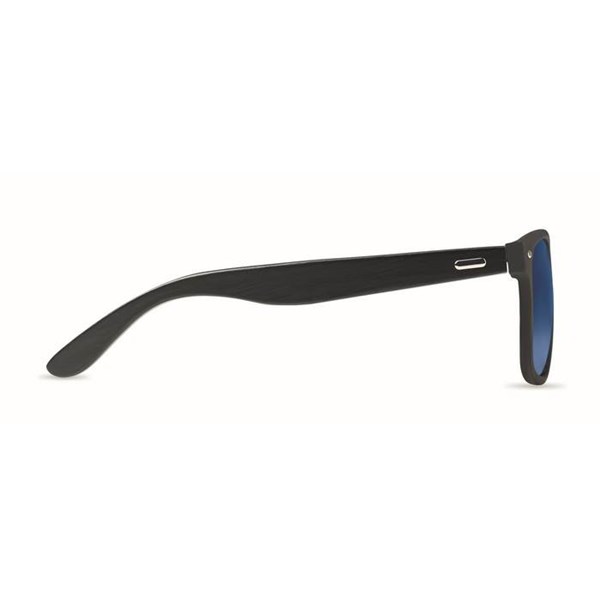 Obrázky: Slnečné okuliare - bambus. nožičky a modré sklá, Obrázok 4