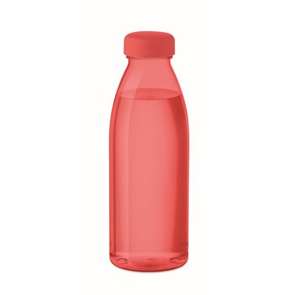 Obrázky: Transparentná červená RPET fľaša 500 ml, Obrázok 4