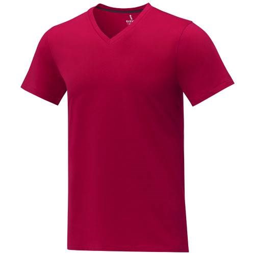 Obrázky: Pánske tričko Somoto ELEVATE do V červené XS, Obrázok 6